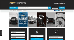 Desktop Screenshot of chevroletonlineparts.com